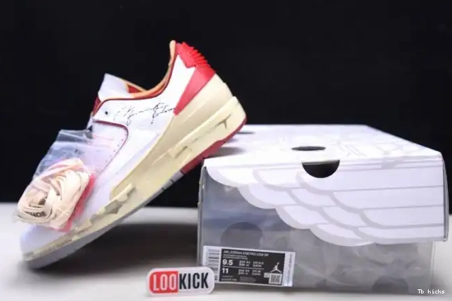 Rep TBK Low Red SP Retro White 2 Off-White Jordan DJ4375-106 0427